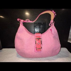 Coach Vintage Fabric Hobo Handbag